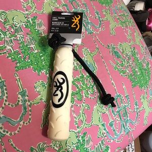 Browning Cream and Black Training Dummy dog toy